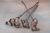 Group of three early hand forged Branding Irons, will be sold 3 x the bid.