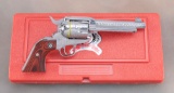 New in Box, Ruger Vaquero, Deluxe SS Single Action Revolver, .45 caliber, SN 512-76391, engraved 5 1