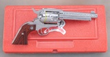 New in Box, Ruger Vaquero, Deluxe SS Single Action Revolver, .45 caliber, SN 512-76392, engraved 5 1