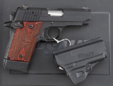 New in Box, Sig Sauer, Model P938-22, Semi-Auto Pistol, .22 caliber, SN 52B047263, matte finish, 3 1