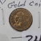 Two and One Half Dollar Indian Head Gold Piece, dated 1913, very good condition.