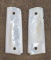 Beautiful pair of vintage mother of pearl Grips with carved snake and eagle motif for a Colt 1911, a