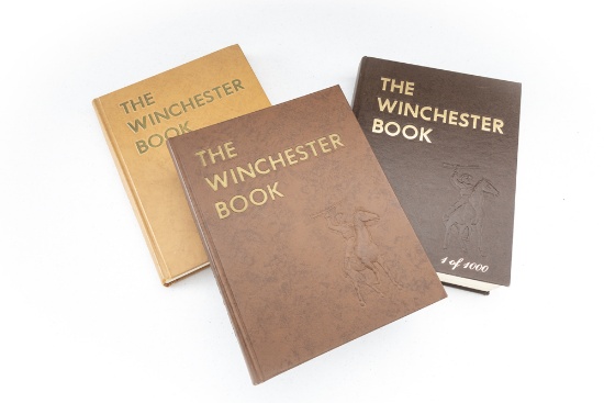 From The Reference Library Collection of LEO BRADSHAW, three Books titled:  (1) "THE WINCHESTER BOOK