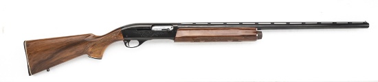 Remington, Model 1100, Auto Shotgun, 12 gauge, SN L587787V, 28" barrel, blue finish, walnut checkere