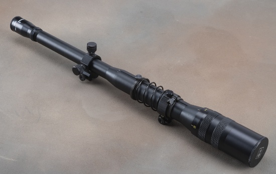 This group  consists of the following three items:  (1)  A Tasco Rifle Scope 20x40, measures 24 1/2"