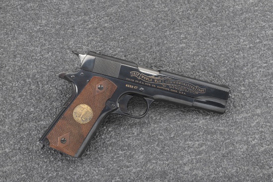 Colt Commemorative, Model 1911, .45 ACP caliber, unfired Auto Pistol, SN 4832CT, 5" barrel, blue fin