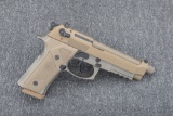 Very desirable Beretta, Model M9A3, Auto Pistol, 9MM PARA caliber, SN BER738742, 5 1/4
