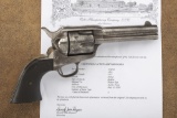 Antique, Texas Shipped Colt, Single Action Army Revolver, .45 caliber, SN 178216 matches on the fram