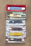 Collection of six, new in box, Folding Pocket Knives to include:  (1) 