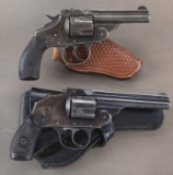 This  consists of two Flip Top Revolvers:  (1)   An Iver Johnson Arms & Cycle Works, 5 shot, .38 cal