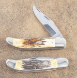 Two new KA-BAR Knives, measure approximately 5 1/4
