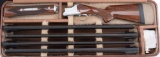 Custom Browning Citori, Over & Under Shotgun, SN 01838PX1B3 with four barrel Skeet Set in Browning C