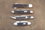 Group of four Folding Knives in as new condition to include: (1) Single blade Knife by 