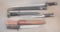 Collection of four Military Bayonets: (1) Bayonet dated 