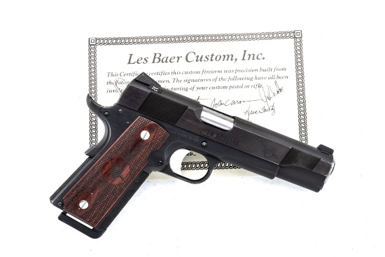 Les Baer Custom, Model TR Special, .45 ACP Auto Pistol, SN TRO4034, 5" barrel, blue finish, sold new