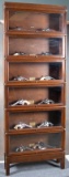 Outstanding antique, six stack Lawyer Bookcase, circa 1915-1920, manufactured by Globe-Wernicke, Cin