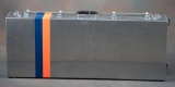 High quality aluminum, airline approved Travel Case, with double locks, rolling castors on one end,