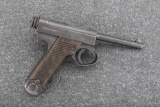 Japanese Nambu, 8 MM caliber, Auto Pistol, SN 58664, original wooden grips, with correct magazine, s