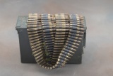 Bandolier holding approximately 160 rounds of 5.56 MM Ammunition, sold in Military Ammo Can.  NOTE:
