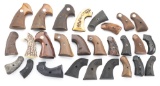 LEO'S Collection of 18 pairs of Colt Grips for Double Action Revolvers. Two pair of Ruger Grips for