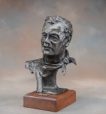 An original Bronze Sculpture of the iconic John Wayne by noted Oklahoma Artist, Gallagher Rule with