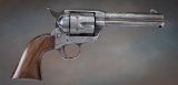 Antique, engraved Colt, SAA, 6-shot Revolver, .45 COLT caliber, SN 90638, manufactured 1883.  Serial