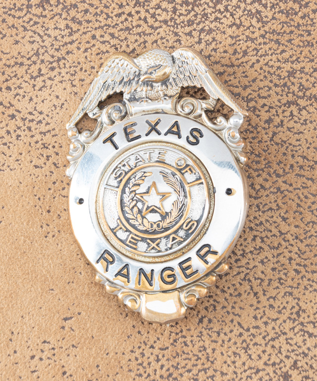 Brass Texas Ranger Badge