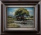 Outstanding original framed Watercolor on board by Texas Artist Donald M. Yena, signed and dated 197