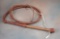 Hand braided leather Whip, 11 1/2 ft., 20