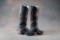 Pair of custom hand made Boots, made by the late Eddie Kimmel, Comanche, Texas.  These boots are com