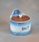 Salt glaze Salt Keeper Crock with a walnut lid, 