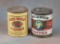 Pickwick Brand & Red Wolf Coffee Tins, 7 3/4
