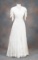 Beautiful Victorian Era Wedding Gown with full length slip / camisole, all hand sewn lace with Frenc