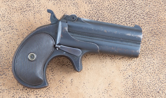 A Remington, Double Derringer, SN L97473, manufactured circa 1866-1935, .41 RIMFIRE SHORT caliber, 3