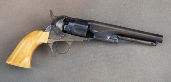 Historic Colt, Model 1862, Police Revolver, back strap engraved "TO BRIG. GEN. THOS. L. KANE-13 PA.