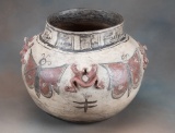 Large and very desirable Zuni Clay Pot, 11 1/2