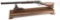 High quality, custom walnut Rifle Stand on footed base, 38