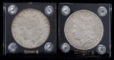 Two Silver Dollars, one is dated 1880-O, one is dated 1881.  WILL BE SOLD 2 X THE BID.  KING COLLECT