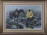 Framed Artist Proof by CA artist James Reynolds, hand signed lower right, marked 