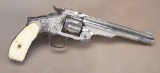 Antique Smith & Wesson Revolver, Model 3 Russian, .44 S&W caliber, SN 49111, 6 1/2