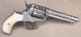 New York, Engraved Colt Revolver, Model 1877, .41 caliber, SN 61059, 4 1/2