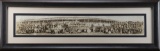 Early black & white Panoramic Photograph advertising 