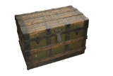 Historic Wild West Traveling Trunk, marked 