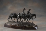 Original Bronze Sculpture by the late noted CA artist Melvin C. Warren (1920-1995), titled 