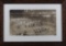 Large framed black & white Photograph taken in 1935 at Madison Square Garden, New York City of Col. 