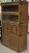 High quality antique, quarter sawn oak Stacking Bookcase / Filing System, circa 1910, beautiful fini