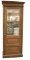 Antique mirror front, quarter sawn oak, single door Gun Cabinet, circa 1900-1910, with half mirrored