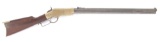 Lever Action Henry Rifle, made by Uberti for Cimarron, .44 WCF caliber, SN 23802, very good conditio