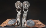 Outstanding pair of double mounted Spurs by noted West Bountiful, Utah Bit and Spur Makers Lytle & M