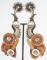 Outstanding pair of double mounted, hand engraved Spurs by noted West Bountiful, Utah Bit and Spur M